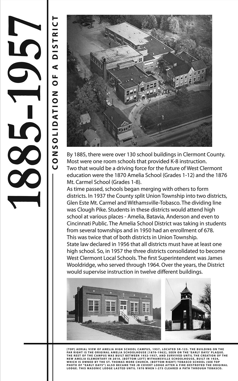 West Clermont History Plaque #3
