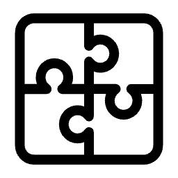 Puzzle pieces icon